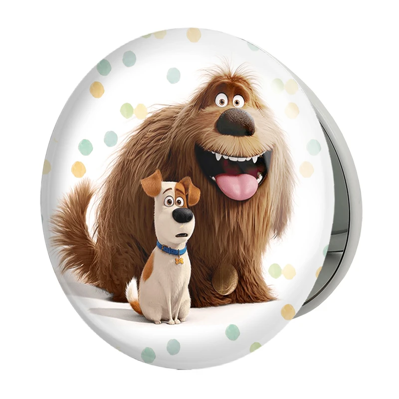 آینه جیبی خندالو طرح زندگی پنهان حیوانات خانگی The Secret Life of Pets مدل تاشو کد 10684 