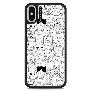 AKAM AMC-WAX-CATS-19 Cover For Apple iPhone X/Xs