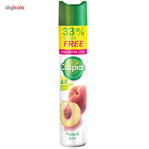 اسپری خوشبو کننده هوا کاسپین مدل Peach حجم 400 میلی لیتر