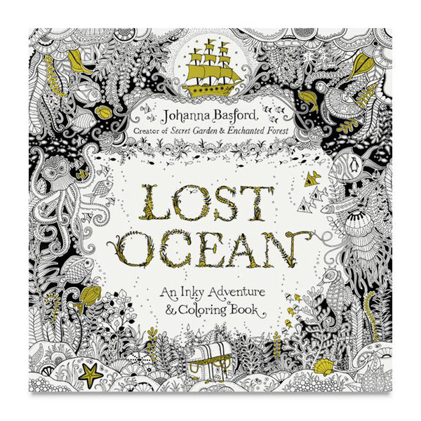 دفتر رنگ آمیزی مدل Lost Ocean