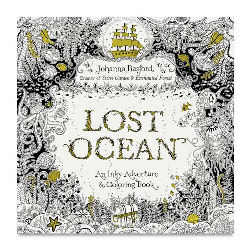 دفتر رنگ آمیزی مدل Lost Ocean دفتر رنگ آمیزی مدل Lost Ocean