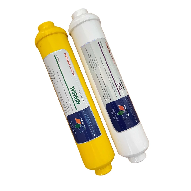 فیلتر دستگاه تصفیه آب تکومن مدل POST CARBON - MINERAL مجموعه دو عددی