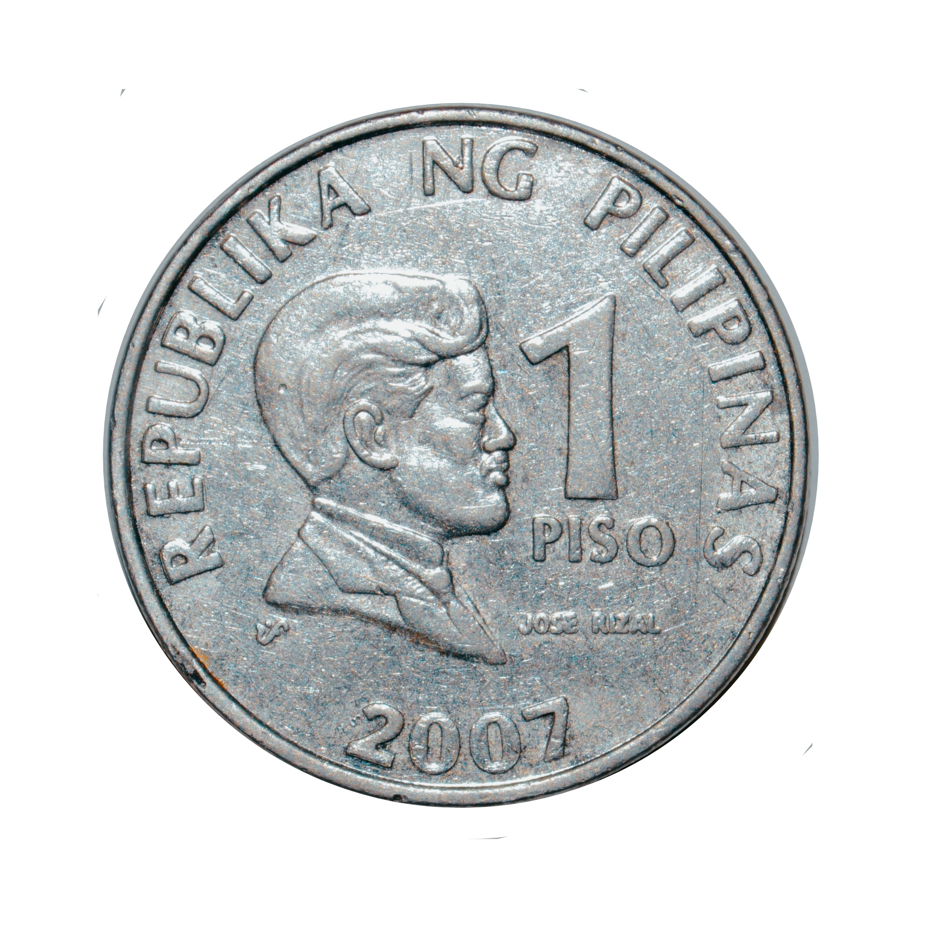 سکه تزیینی طرح کشور فیلیپین مدل یک پزو 2007 میلادی