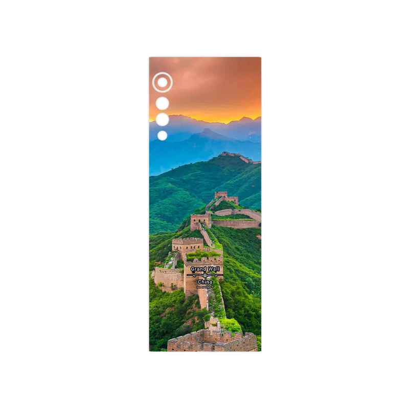 برچسب پوششی ماهوت مدل China Grand Wall مناسب برای گوشی موبایل ال جی Velvet 5G