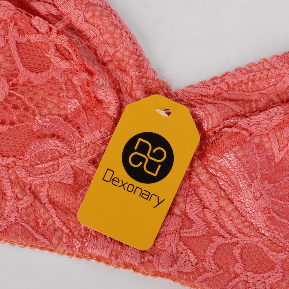 سوتین زنانه دکسونری مدل 125007528 دانتل رنگ گلبهی -  - 3