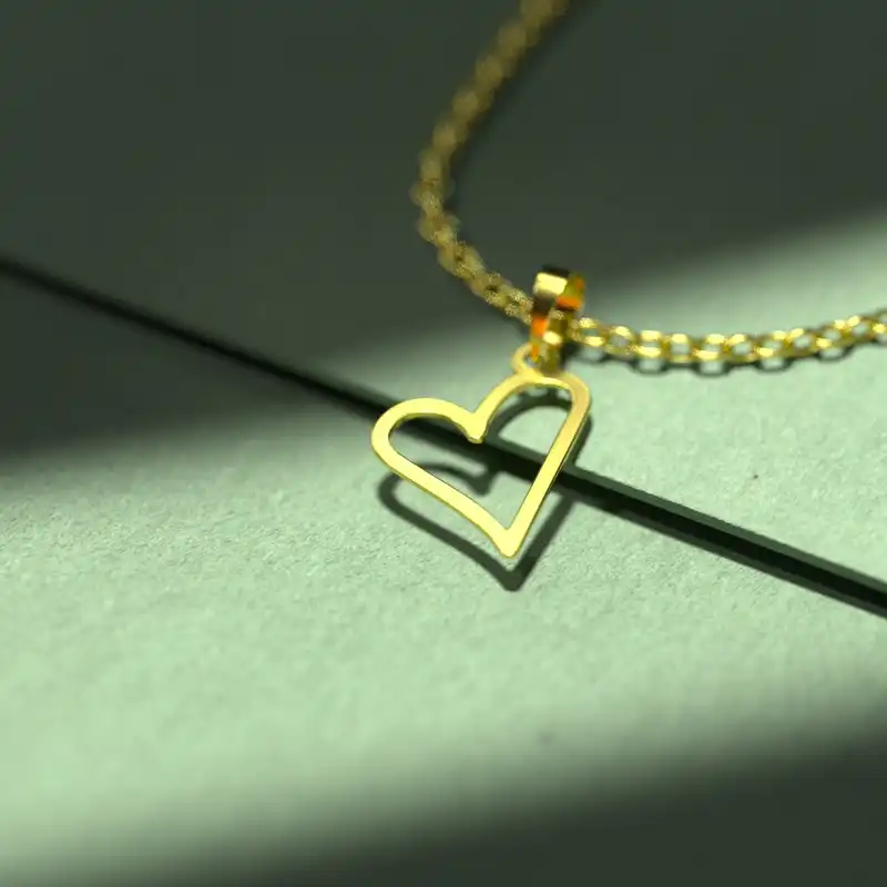 گردنبند طلا 18 عیار زنانه مدوپد مدل حرف a کد CA10849