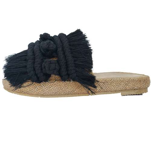 صندل زنانه مدل مکرومه تابستانی