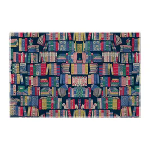 کاغذ کادو ترمه طراحان ایده مدل کتابخانه ی رنگی کد strm0060