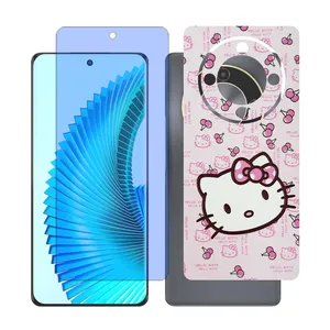 Glass together model anti blue screen protector suitable for Honor X9b mobile phone with back cover sticker
