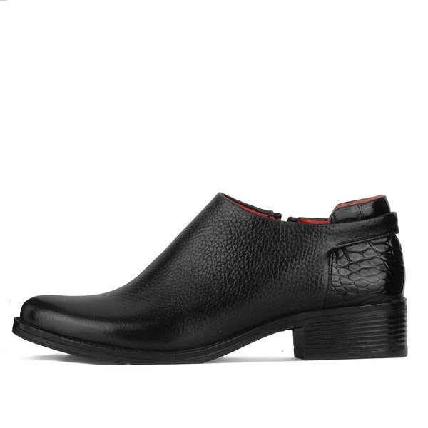 کفش زنانه پاتن چرم آفتاب مدل SL9