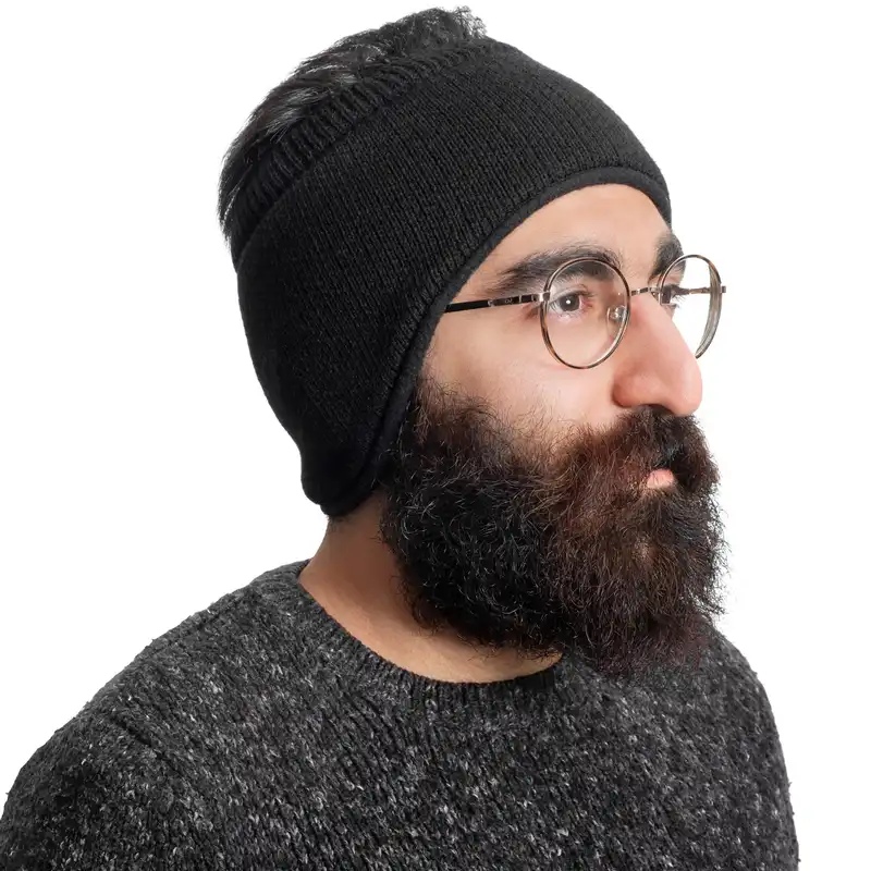 هدبند بافتنی مدل Polar