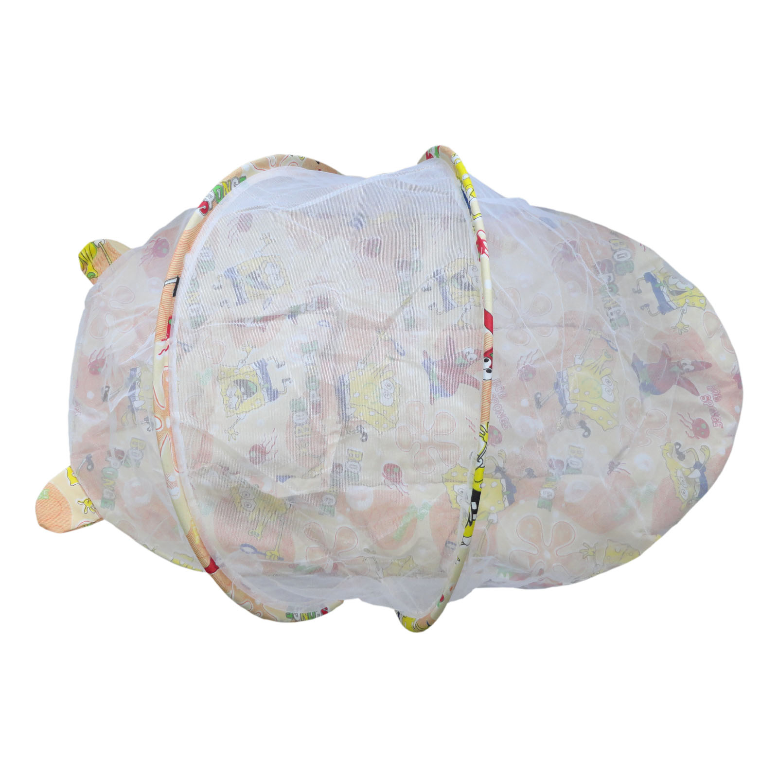 پشه بند کودک مدل خیمه ای تشک دار باب اسفنجی