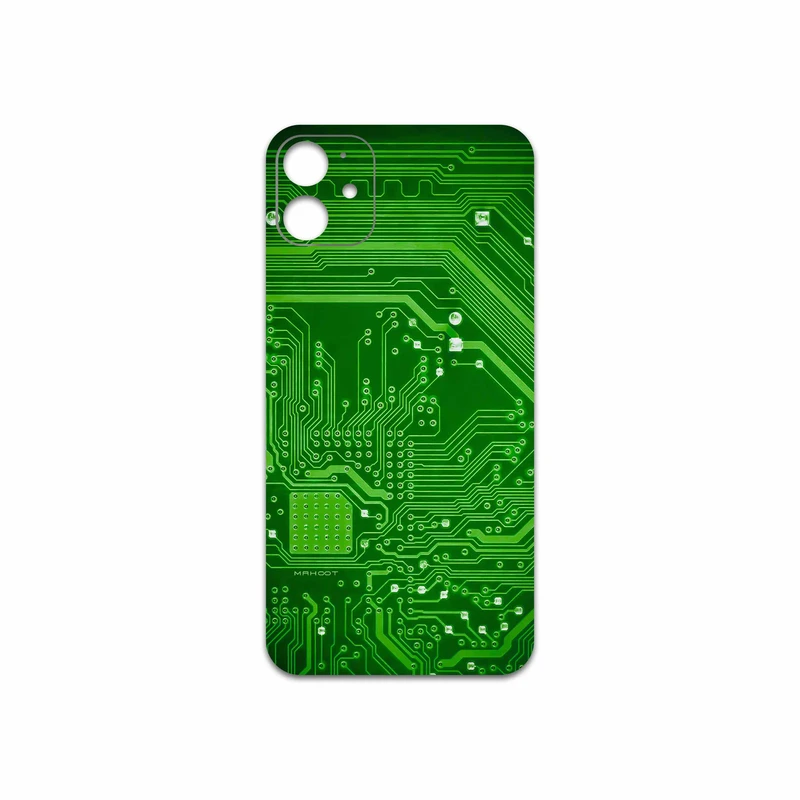 برچسب پوششی ماهوت مدل Green Printed Circuit Board مناسب برای گوشی موبایل اپل iPhone 11