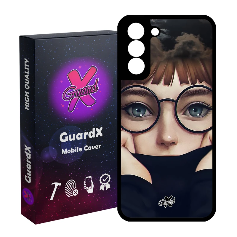 کاور گارد ایکس طرح Girl مدل Glass10040 مناسب برای گوشی موبایل سامسونگ Galaxy S21 FE
