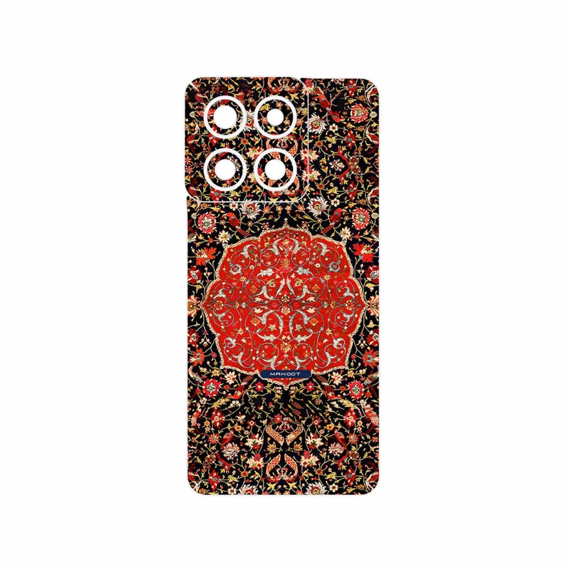 برچسب پوششی ماهوت مدل Persian_Carpet_Red مناسب برای گوشی موبایل موتورولا Edge 60 Pro