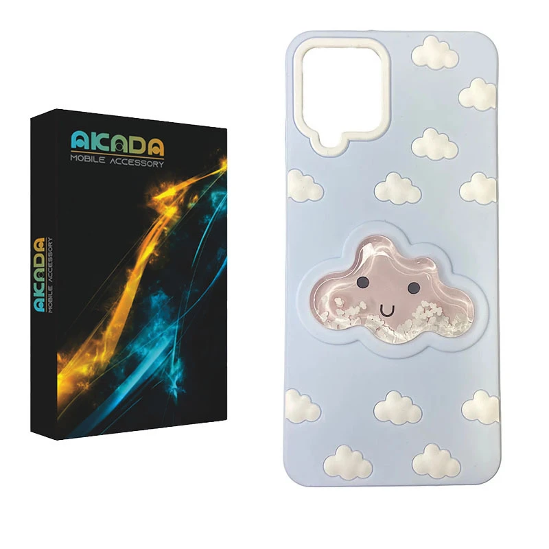 کاور آکادا مدل ابر سیلیکونی مناسب برای گوشی موبایل سامسونگ Galaxy A12