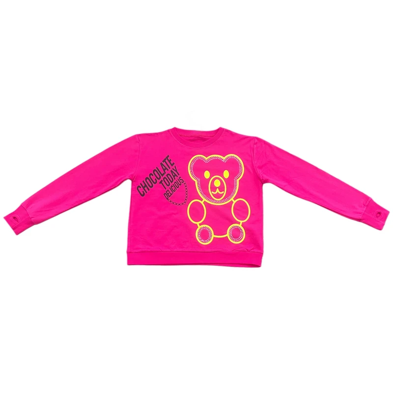 سویشرت آستین بلند زنانه مدل انگشتی عروسکی