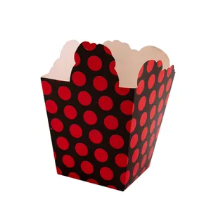 طرف پاپ کورن مدل خال خالی 