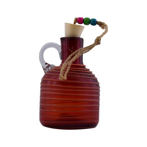 بطری شیشه ای مدل گرد نواری کد 995