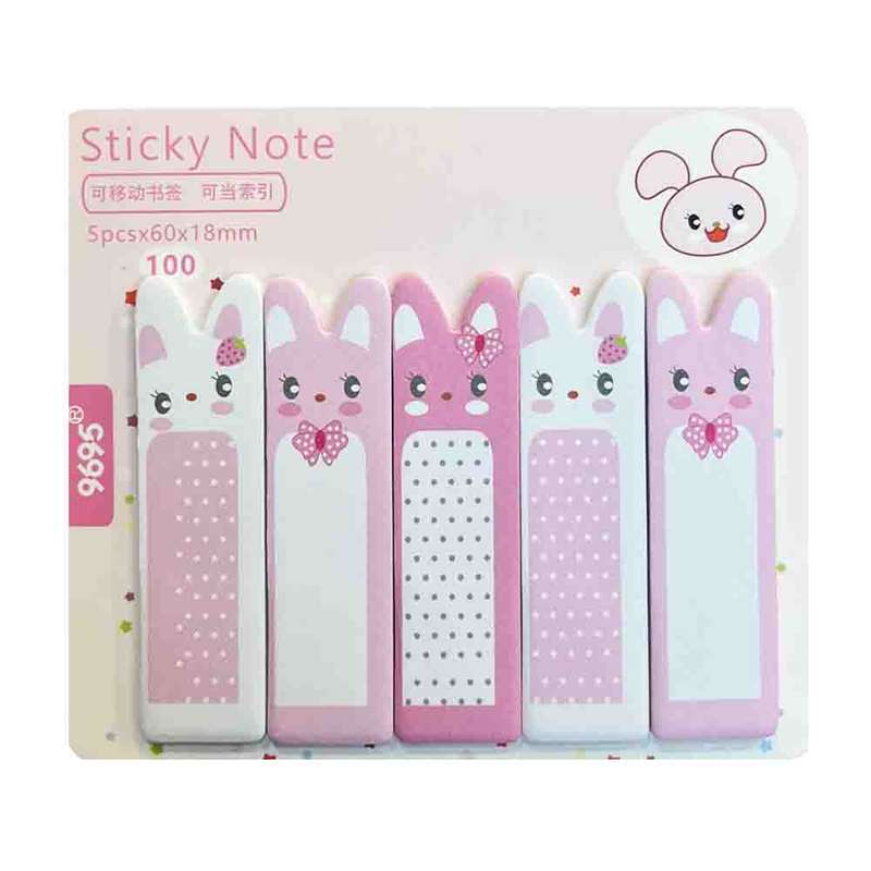 کاغذ چسب دار مدل rabbit-96101 کد 148418 مجموعه 5 عددی