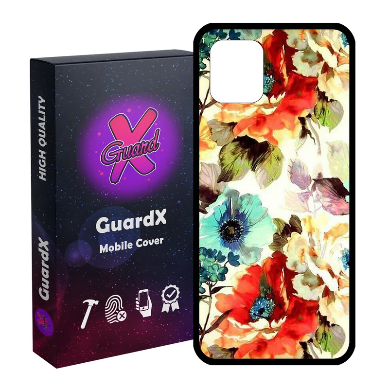 کاور گارد ایکس طرح گل مدل Glass10405 مناسب برای گوشی موبایل سامسونگ Galaxy Note 10 Lite / A81