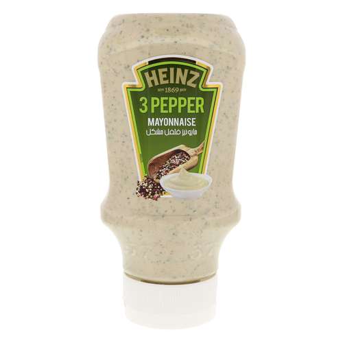 سس مایونز تند هاینز مدل Three Pepper مقدار 500 گرم