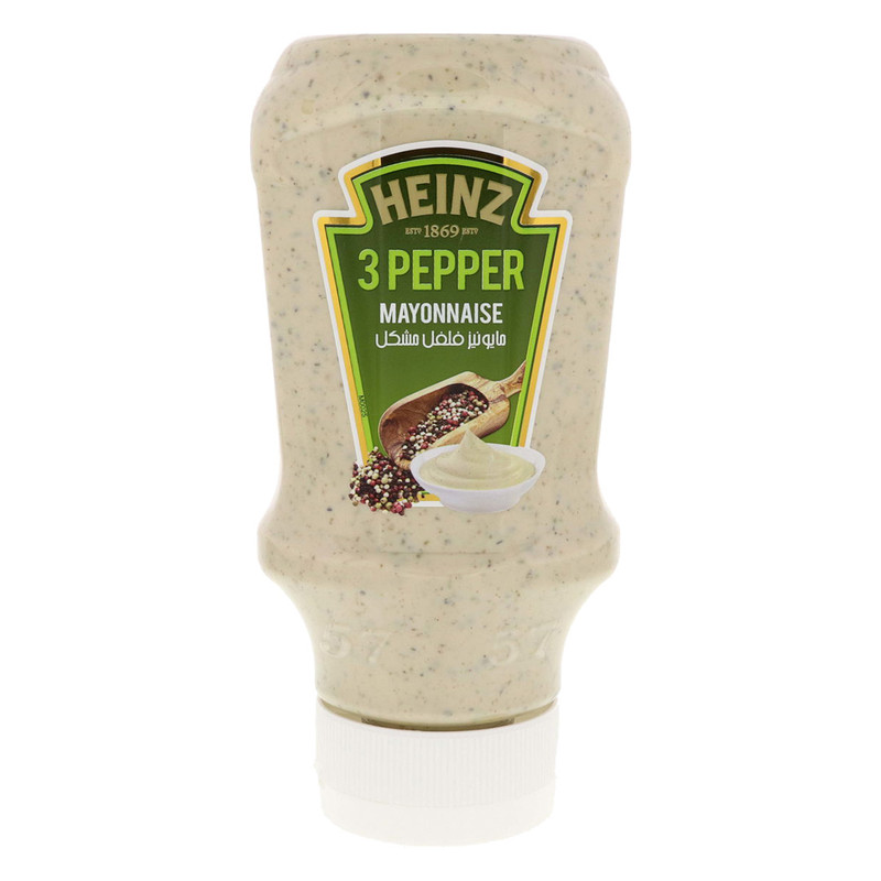 سس مایونز تند هاینز مدل Three Pepper مقدار 500 گرم