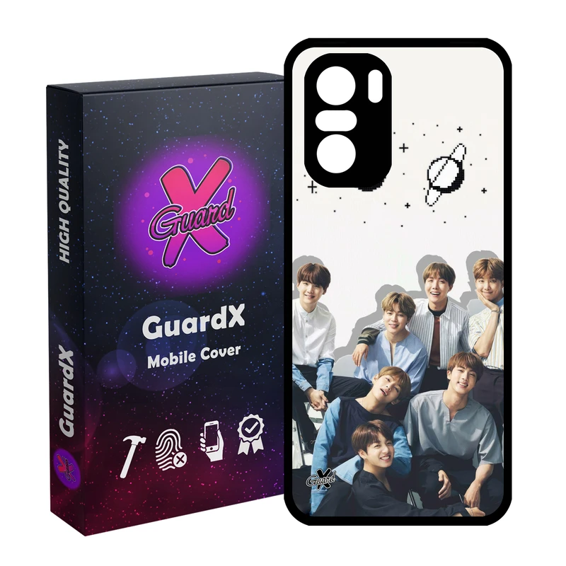 کاور گارد ایکس طرح K-Pop مدل Glass10680 مناسب برای گوشی موبایل شیائومی Poco F3/MI 11X/MI 11X Pro/Redmi K40/K40 Pro