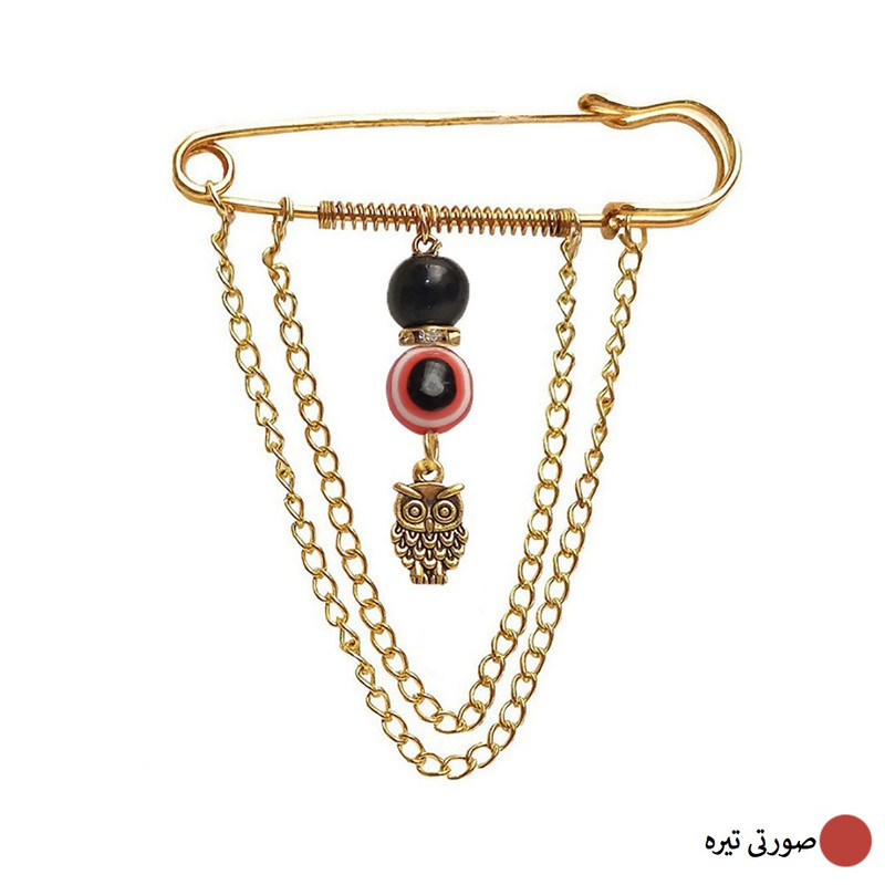 سنجاق سینه زنانه مدل چشم نظر 1130