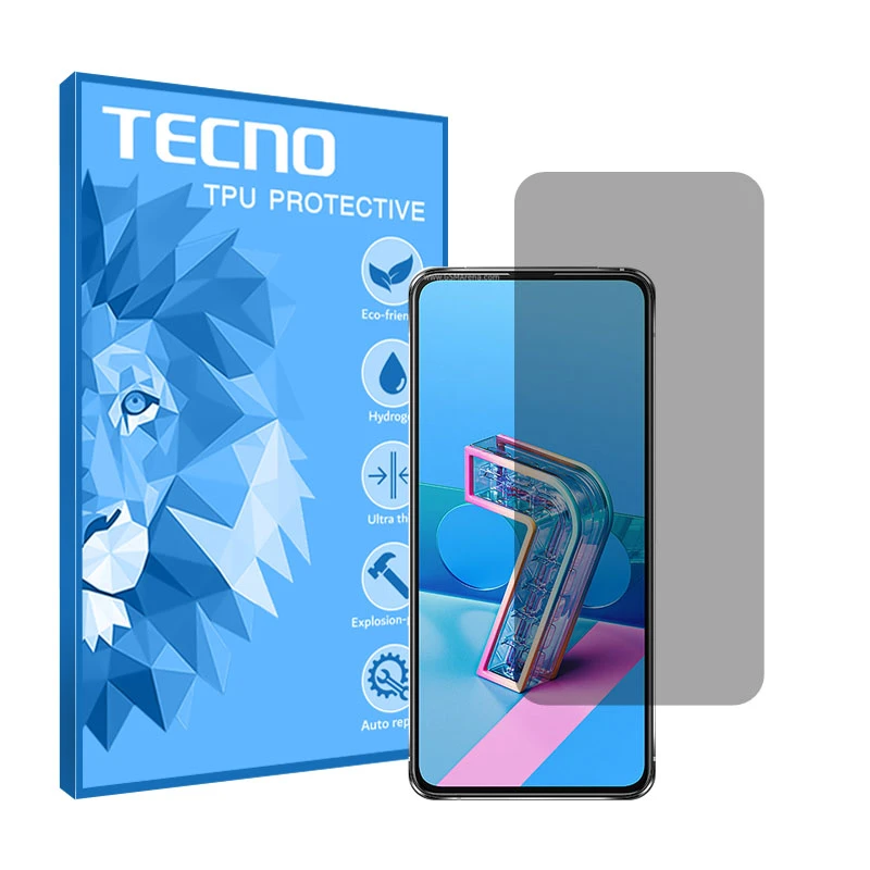محافظ صفحه نمایش حریم شخصی تکنو مدل Resistant مناسب برای گوشی موبایل ایسوس Zenfone 7 Pro 