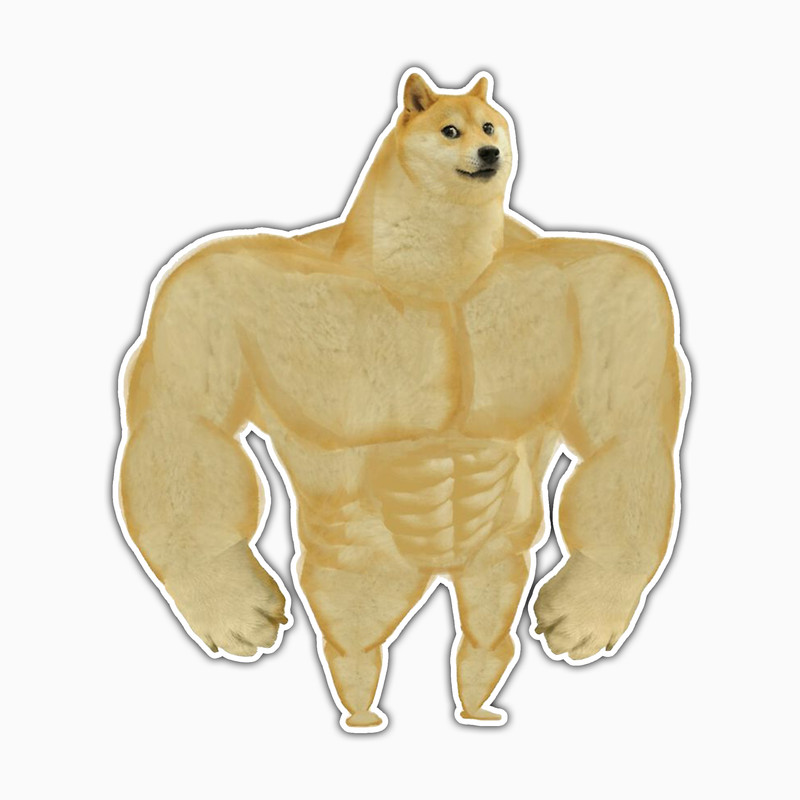 استیکر لپ تاپ و موبایل بووم طرح سگ مدل King Dog کد ET37