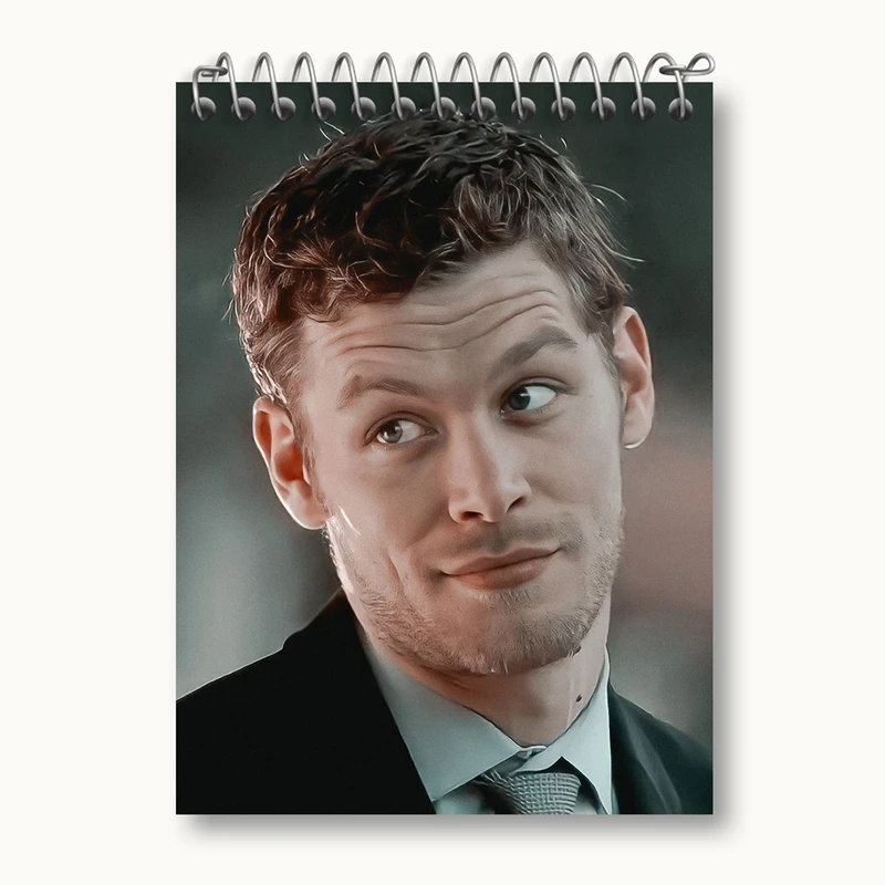 دفتر یادداشت 50 برگ خندالو مدل کلاوس خاطرات یک خون آشام The Vampire Diaries کد 20260