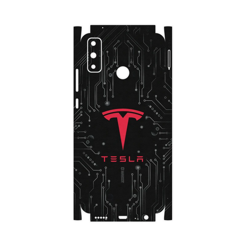 برچسب پوششی ماهوت مدل TESLA-Motors-FullSkin مناسب برای گوشی موبایل هوآوی Y8S