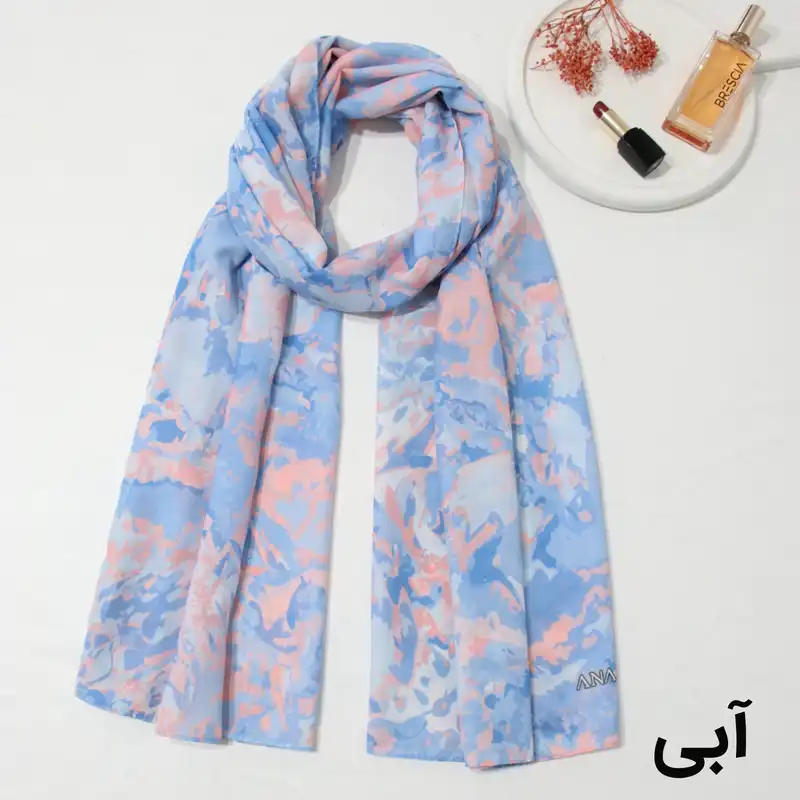 شال زنانه مدل نخی خنک طرح پاستیلی ساده کد ana-3081