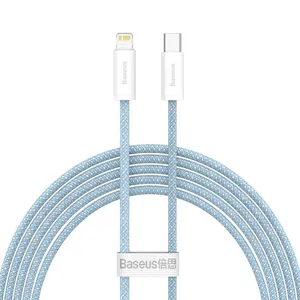 کابل تبدیل USB-C به لایتنینگ باسئوس مدل Dynamic Series 20W طول 2 متر