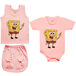 ست 3 تکه لباس نوزادی کارانس مدل PRSZS-223