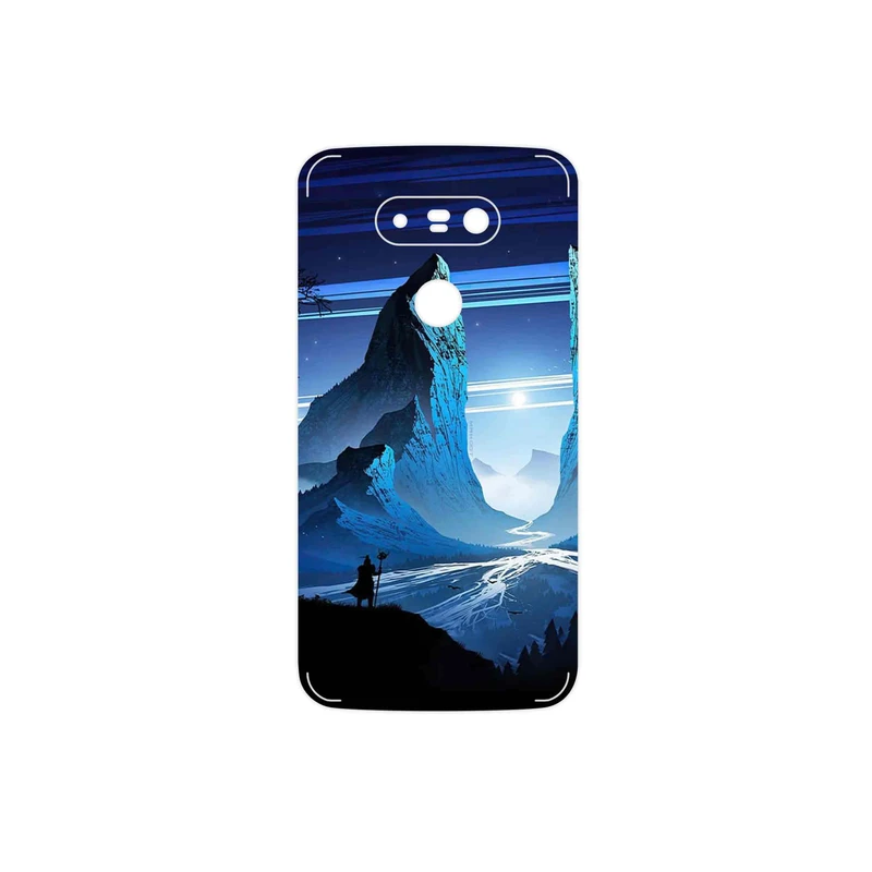 برچسب پوششی ماهوت مدل Blue Mountains Digital Art مناسب برای گوشی موبایل ال جی G5