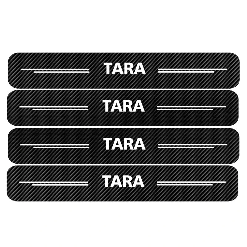 برچسب بدنه خودرو مهدیار طرح پارکابی کربن کد SP172 مناسب برای تارا بسته 4 عددی