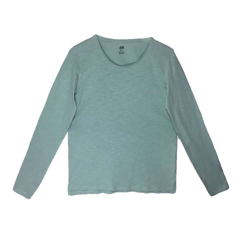 تی شرت آستین بلند دخترانه اچ اند ام مدل 0284985