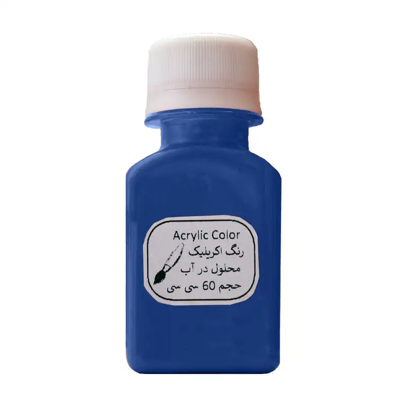 رنگ اکریلیک کد 4 حجم ۶۰ میلی لیتر بسته 8 عددی