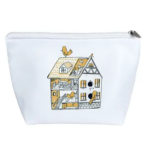 کیف لوازم آرایش دخترانه خندالو مدل خانه House کد H177