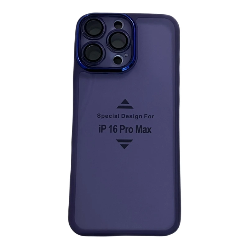 کاور مدل ساده طرح ژله ای مناسب برای گوشی موبایل اپل iPhone 16 pro max 