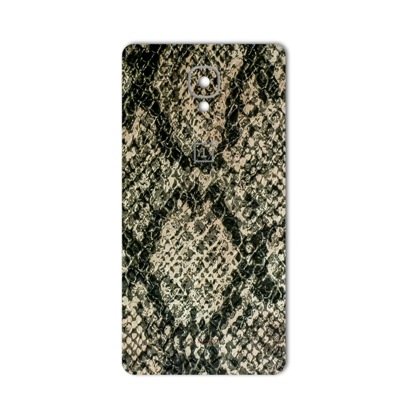 برچسب تزئینی ماهوت مدلJungle-python Texture مناسب برای گوشی OnePlus 3