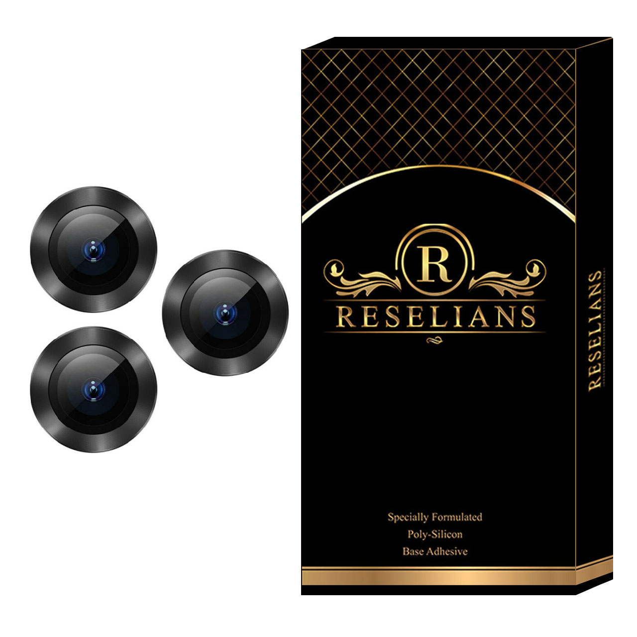 محافظ لنز دوربین رزلیانس مدل RLENS مناسب برای گوشی موبایل اپل iPhone 13 Pro Max