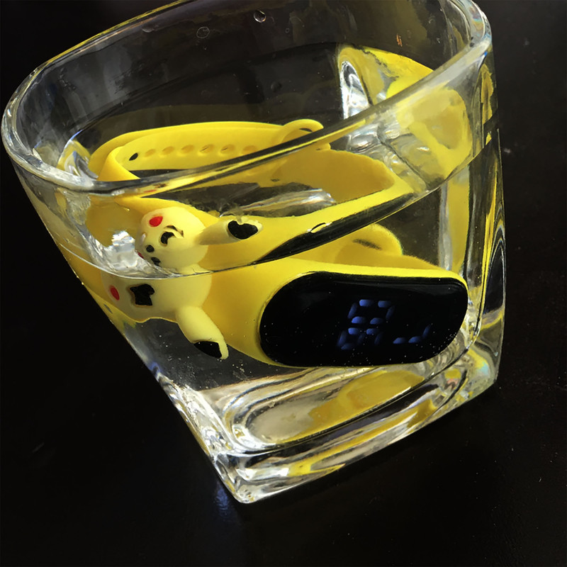 ساعت مچی دیجیتال مدل لمسی ضد آب سیلیکونی طرح خرگوش چشمک کد W YEL 114