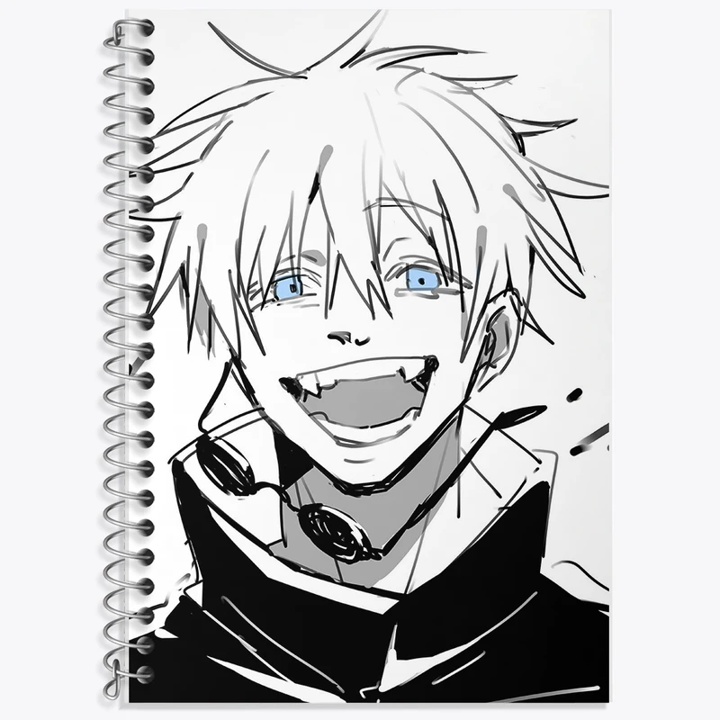 دفتر لغت 50 برگ خندالو طرح انیمه جوجوتسو کایزن کد F1681