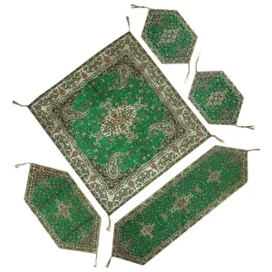 ست پنج تکه رومیزی ترمه  طرح تارا