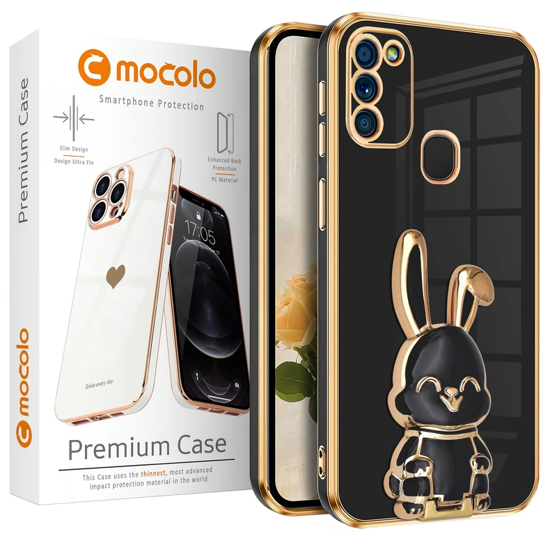 کاور موکولو مدل Lapin مناسب برای گوشی موبایل سامسونگ Galaxy M30S / M21 2020 به همراه پایه نگهدارنده 
