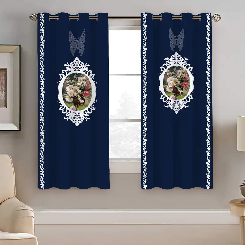 پرده نیروانا طرح سنتی مدل هازان کد 8492 سایز 140×200 سانتی متر