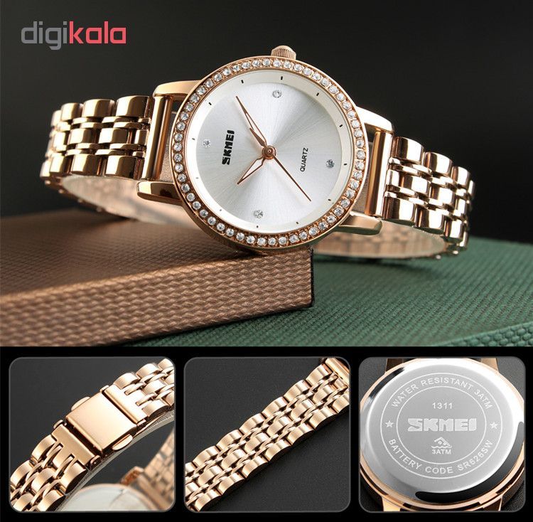ساعت مچی عقربه ای زنانه اسکمی کد 1311G -  - 4